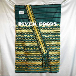 A91 KAIN TAPIS ABUNG BAHAN HIJAU MOTIF TAJUK